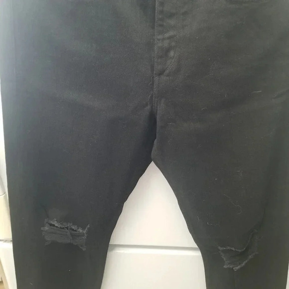 NWOT Rag & Bone Black Holes Distressed Skinny Leg  Jeans Size 36 - Picture 9 of 10
